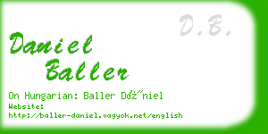 daniel baller business card